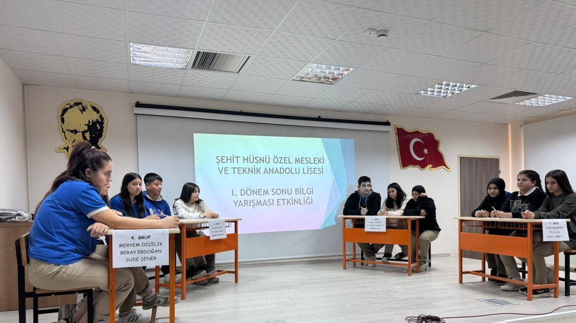 2024-2025 Eğitim Öğretim Yılı 1. Dönem Sonu Bilgi Yarışması Etkinliği